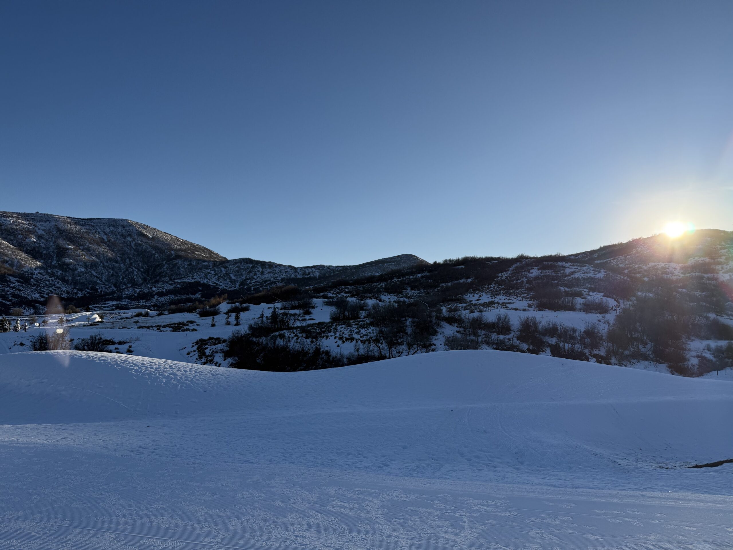 Winter Sunset, Utah